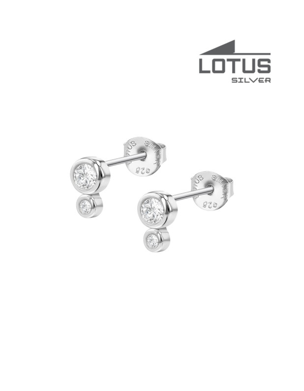 LOTUS SILVER EARRINGS